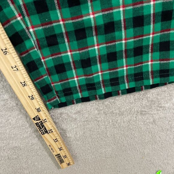 NWOT Lands' End Men's Size XL Green Plaid Flannel Pajama Pants - Picture 5 of 8